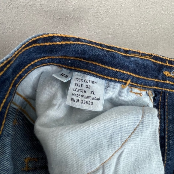 Vintage made in hong kong “male” flare jeans - Picture 2 of 4